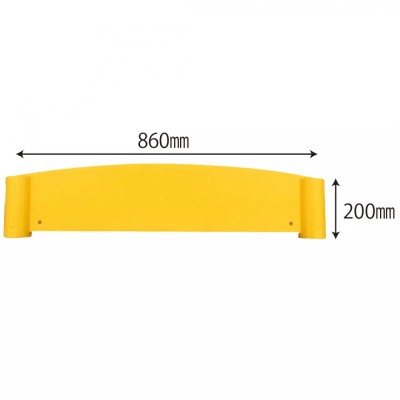 Stalpi delimitare si bariera, din plastic, set 3 buc foto