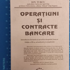 Operațiuni și contracte bancare - introducere drept bancar / Ion Turcu 1997