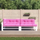 vidaXL Perne de paleți, 5 buc., roz&nbsp; material textil