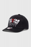 Mitchell&amp;Ness șapcă din amestec de l&acirc;nă NBA CHICAGO BULLS culoarea negru, cu imprimeu