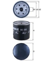 MAHLE OC 232 Filtru ulei