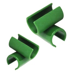 Conectori in forma de T pentru araci de sustinere, diametrul 11 mm, verde, set 6 bucati