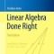 Linear Algebra Done Right