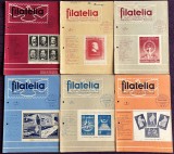 Romania 1960 - Lot 6 reviste filatelice romanesti FILATELIA / An IX complet