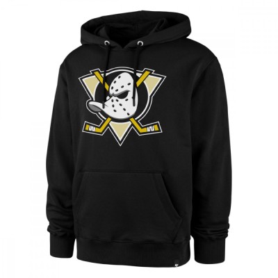 Anaheim Ducks hanorac de bărbați cu glugă Imprint 47 HELIX Pullover Hood NHL black - L foto