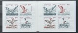 Carnet Letonia 1992 - Mare Balticum, Păsări de Coastă, Gravură Slania, MNH -A150