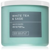 Bath &amp; Body Works White Tea &amp; Sage lum&acirc;nare parfumată 411 g