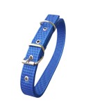 Cumpara ieftin Zgarda Caini Albastra Textil, 60 cm, 2.5 cm latime, Ajustabila 45-55 cm, Talie Mare, XL, Uni