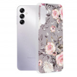 Cumpara ieftin Husa pentru Samsung Galaxy A14 4G / A14 5G, Techsuit Marble Series, Bloom of Ruth Gray