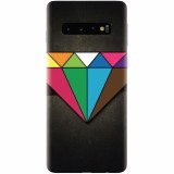 Husa silicon pentru Samsung Galaxy S10, Colorful Diamond