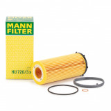 Filtru Ulei Mann Filter Bmw Seria 3 E90 2008-2011 HU720/3X, Mann-Filter