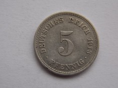 5 PFENNIG 1913 A GERMANIA foto