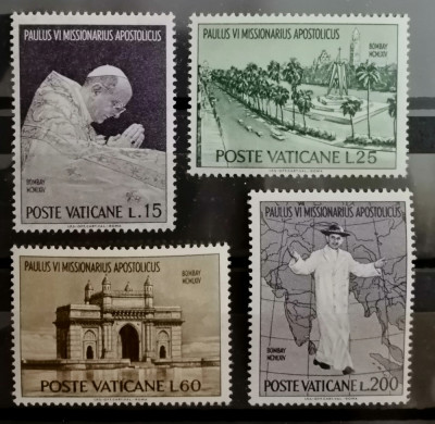 BC384, Vatican 1964, serie tematica religoasa foto
