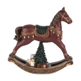 Cumpara ieftin Figurina Craciun Calut polirasina multicolora 18x5x19 cm