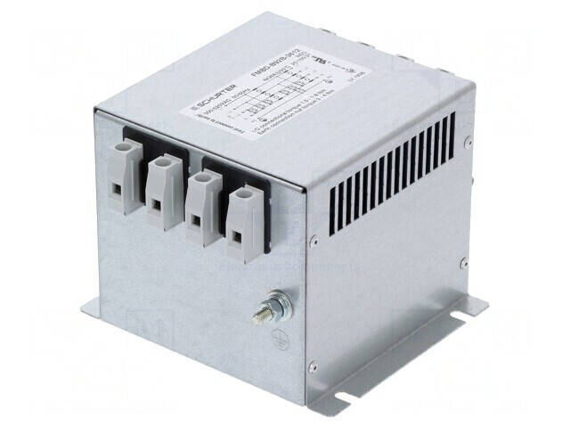 Filtru anti-interferențe trifazic 520VAC 36A 125x130x115mm