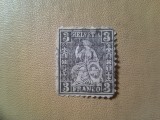 Timbru Elvetia 3c 1862 stampilat