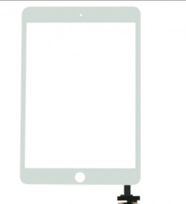 Touchscreen iPad mini 3, White, Complet foto