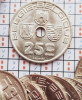 1166 Belgia 25 centimes 1938 L&eacute;opold III (BELGIE-BELGIQUE) km 115 aunc-UNC, Europa