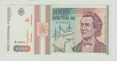 ROMANIA - 1000 Lei 1993 UNC , B1.148 foto