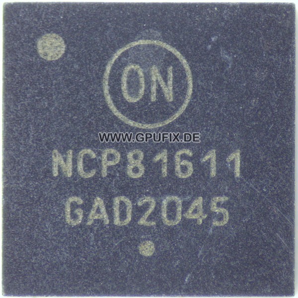 NCP81611 4/3/2/1 Multi-Phase Buck Controller