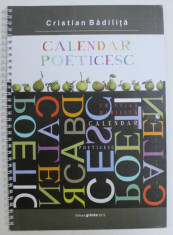 CALENDAR POETICESC de CRISTIAN BADILITA , 2012 foto