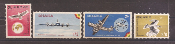 Ghana 1958 - Inaugurarea Ghana Airways, MH (vezi descrierea)