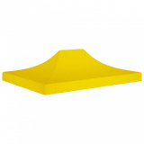 VidaXL Acoperiș pentru cort de petrecere, galben, 270 g/m&sup2;, 4,5x3