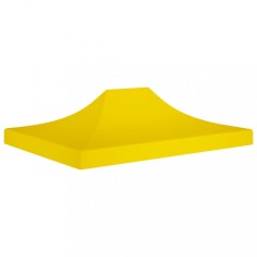 vidaXL Acoperi? pentru cort de petrecere, galben, 270 g/m?, 4,5x3 foto