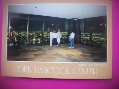 HOPCT 7646 CENTRUL JOHN HANCOCK -BIROUL DE OBSERVARE CHICAGO-ILLINOIS -SUA-AMERICA DE NORD -CIRCULATA foto