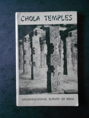 C. SIVARAMAMURTI - THE CHOLA TEMPLES. ARCHAEOLOGICAL SURVEY OF INDIA foto