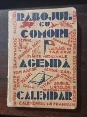 Rabojul cu comori - Agenda - Calendar - 1939 - prof. A. S. Goia foto