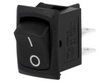 Rocker Switch ON-OFF 3A 250VAC Black