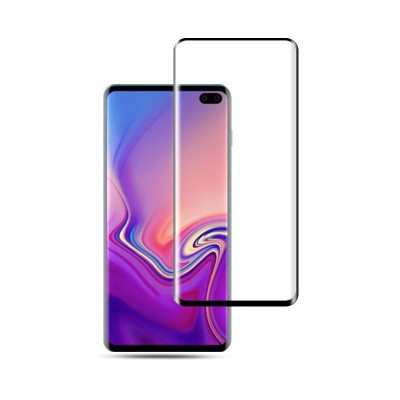 Folie Protectie Ecran Mocolo pentru Samsung Galaxy S10 G973, Sticla securizata, Full Face, Edge Glue, 0.33mm 9H 3D, Neagra foto