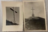 anii 30-40 Lot 2 foto Crucea eroilor de pe Caraiman, Mtii Bucegi Prahova WW I