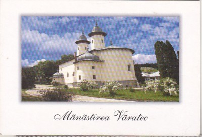 bnk cp Manastirea Varatec - Vedere - necirculata foto