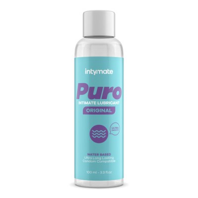 Lubrifianti - Intymate Puro Lubrifiant Intim Original 100 ml Ultra-Fluid Ultra-Neted Compatibil cu Prezervativele foto
