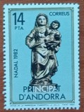 ANDORA -SPANIOLA- Serie veche -.-''MADONA cu Pruncu''- Serie 1v.-MNH-Nestampilat-MNH-Vezi-Scan