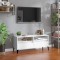 vidaXL Comodă TV, alb, 100x34,5x44,5 cm, lemn prelucrat