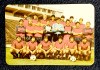 Calendar de buzunar Echipa de fotbal Staua 1986