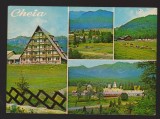CPIB 23512 CARTE POSTALA - MANECIU: MOTEL CHEIA, SATUL CHEIA, MUNTELE ROSU, MANASTIREA CHEIA, CIRCULATA, 1976, STAMPILE, TIMBRU