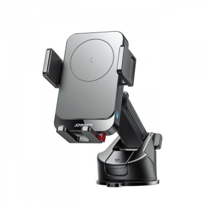 Incarcator Auto Wireless Joyroom JR-ZS241S, 15W, 1.67A, Negru foto
