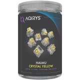 Set 55 contacte personalizate AQIRYS - HaiMu Crystal Yellow (Super Silent)