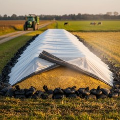 Folie Siloz 12m x 25m, 180 microni Grosime , Ultra-Rezistenta