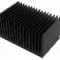 Radiator extrudat, aluminiu, 100mm x 160mm, neagra, FISCHER ELEKTRONIK - SK 627 100 SA