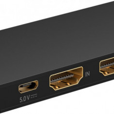 Splitter HDMI 4K 60Hz V2.0 1x HDM 1 la 2x HDMI activ Goobay 58481