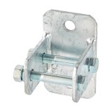 Conector Perete Panouri Pasune Kerbl - Otel Galvanizat, Fixare Solida pe Stalpi/Pereti, Prindere Panou 33mm, Suruburi Incluse