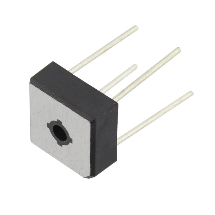 Punte redresoare monofazata, 10A, 800V, DC COMPONENTS - MP1008G