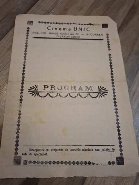 Program Cinema Unic