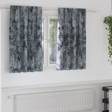 VidaXL Cortine Velvet , 2 bucăți cu ochiuri, gri argintiu, 140x140 cm