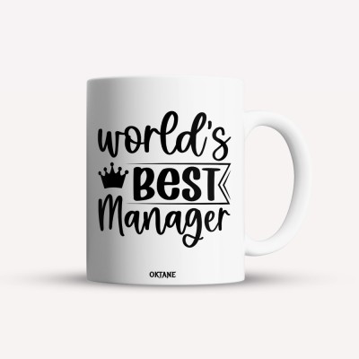 Cana alba personalizata World&amp;#039;s best manager, INOVATIX&amp;reg;. 330ml foto